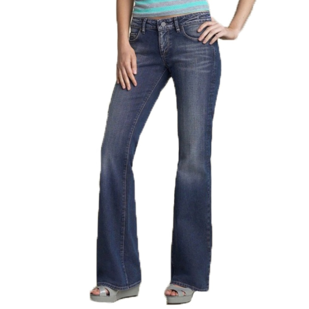 Paige Benedict Canyon Straight Leg Low Rise Jeans
